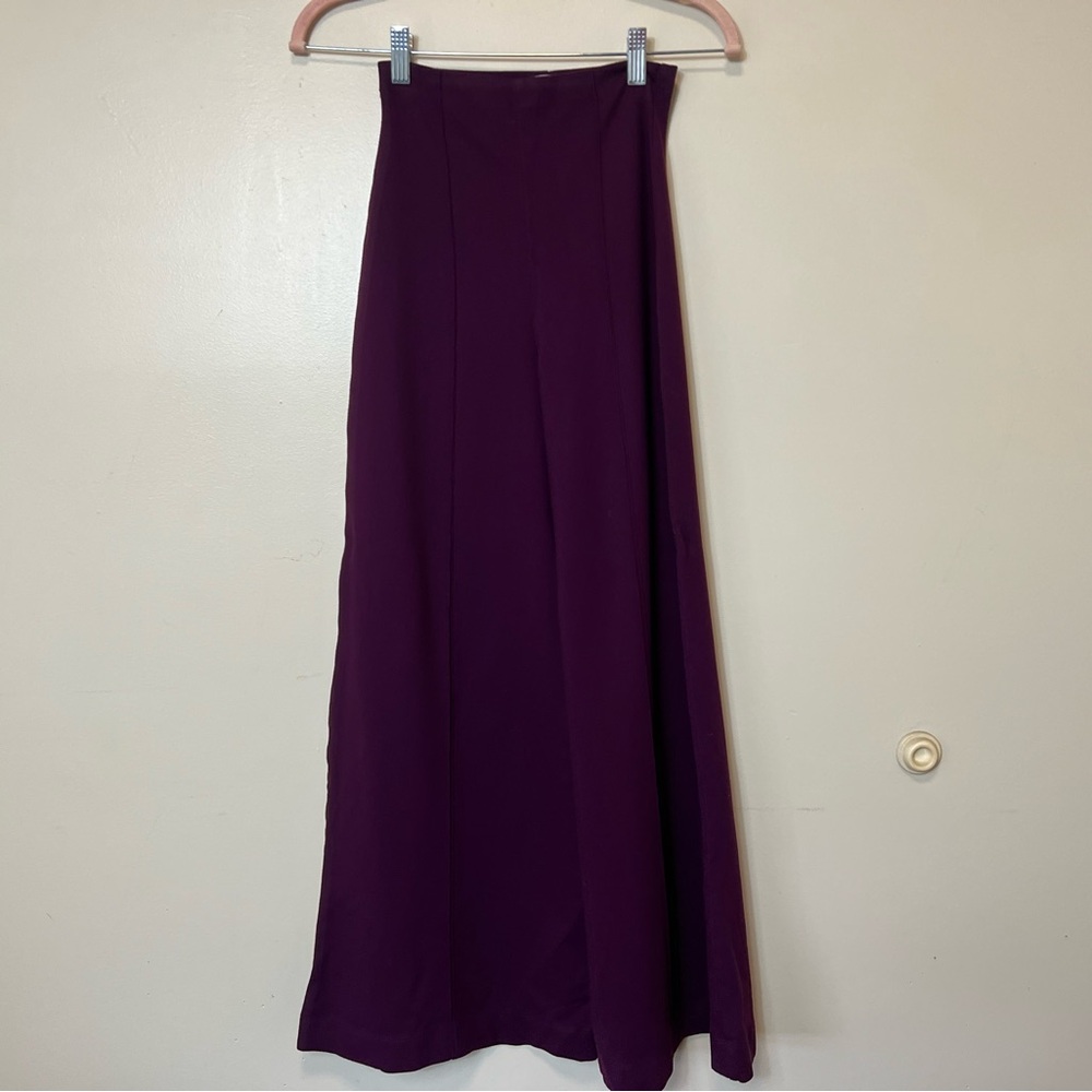 Ripley Radar Women’s Purple Knit Wide Leg Pants. Size Medium. NWOT.